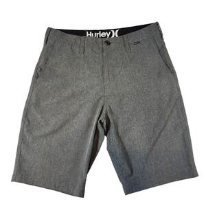 Hurley Phantom Walkshorts Mens 29 Grey Excellent Hybrid Quick Dry Chino Shorts